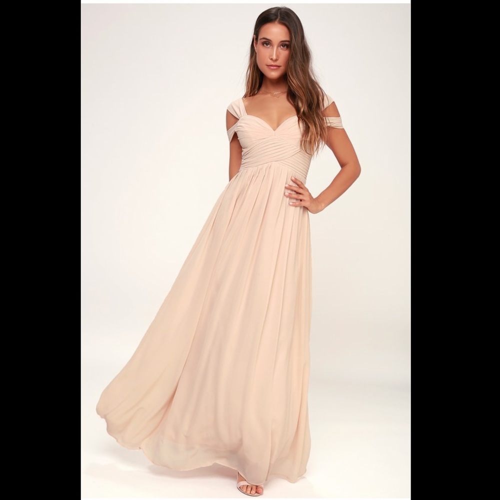Lulu’s Blush Pink Formal Dress
